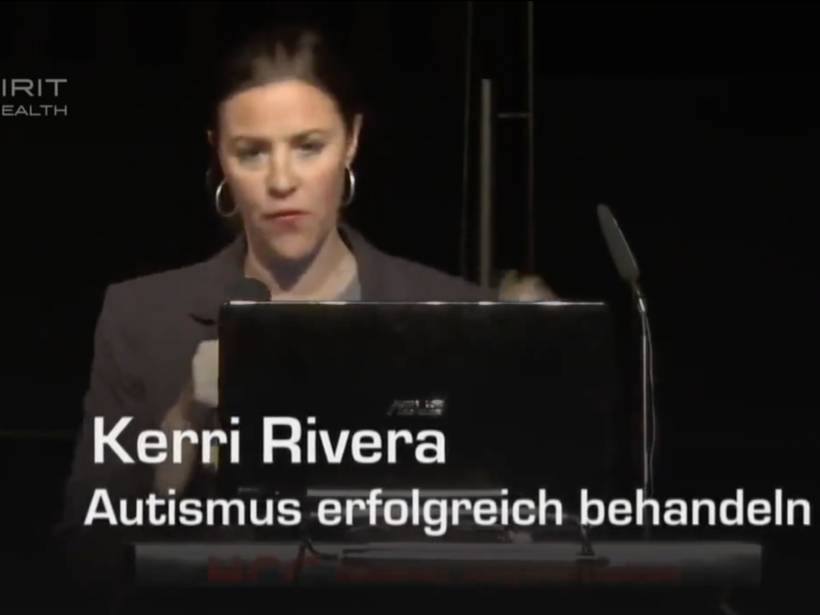 Screenshot zeigt Kerri Riviera auf dem Spirit of Health-Kongress 2014